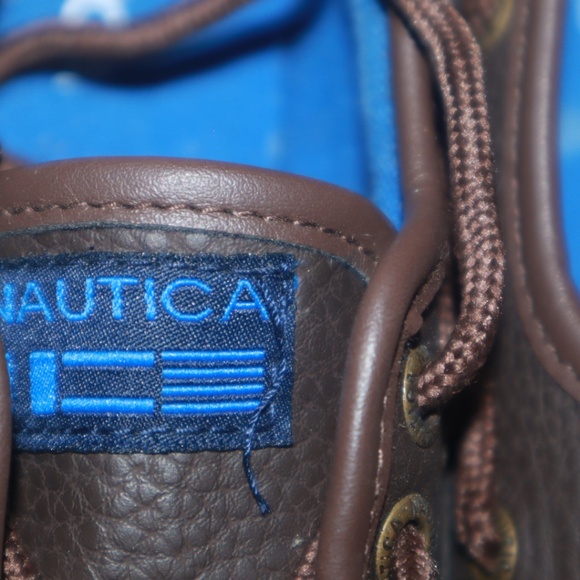 Nautica Brown and White Men’s Loafers Size 2 US - Picture 9 of 9